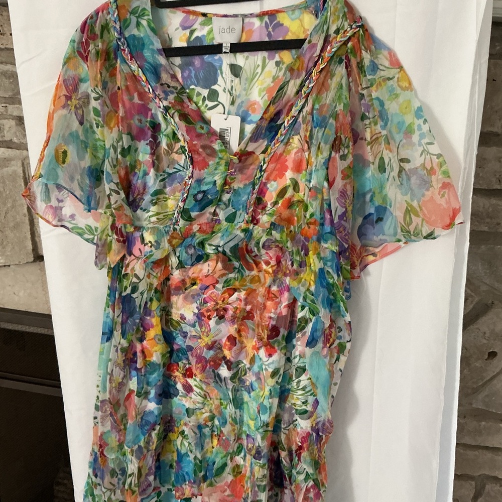 Jade  by Johnny was Multicolor Floral Women's MARGARETA MINI DRESS